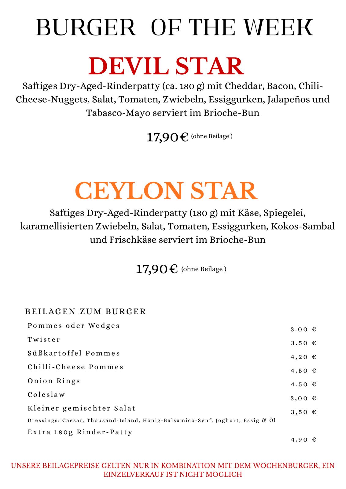 Wochenburger Karte