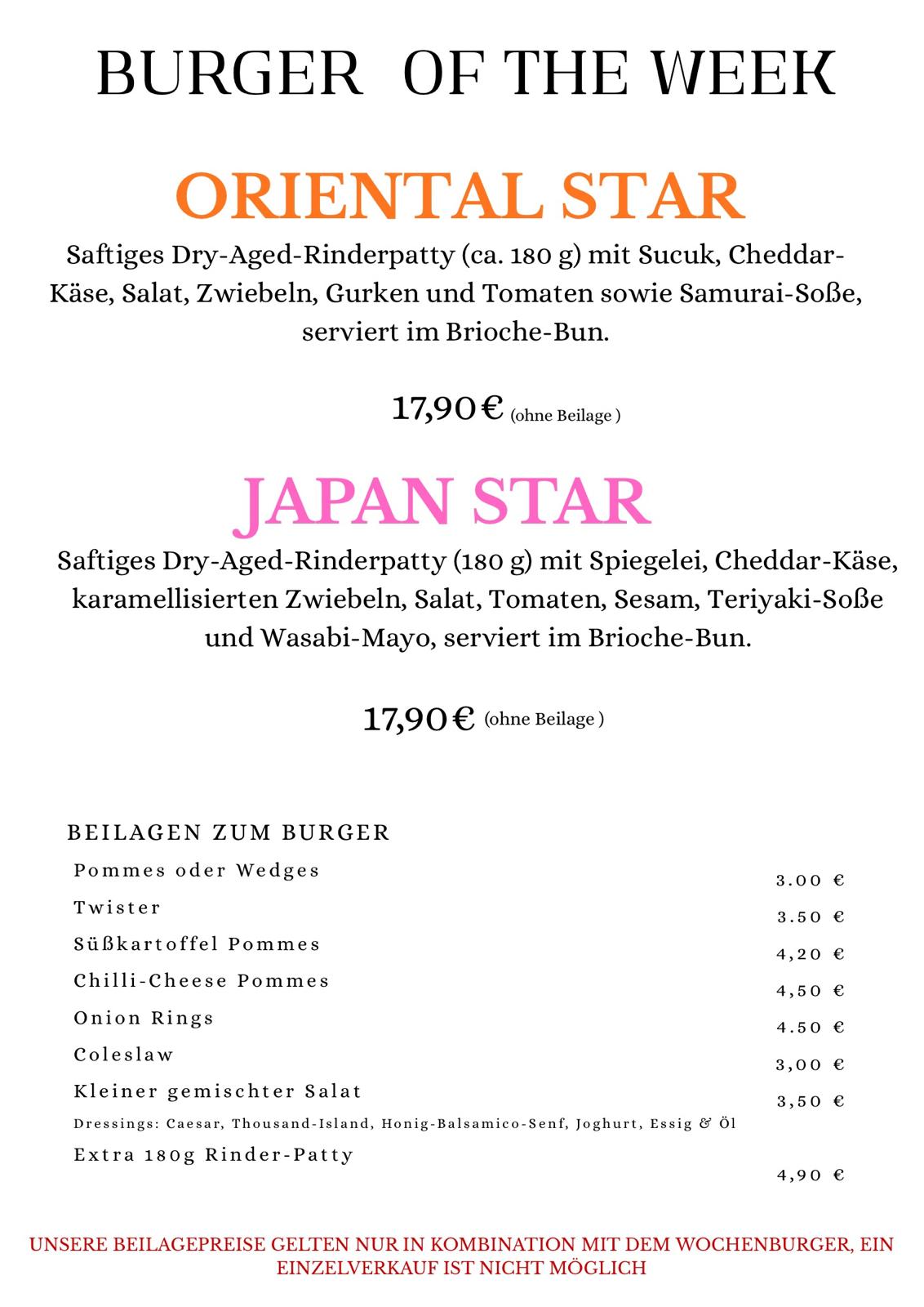 Wochenburger Karte